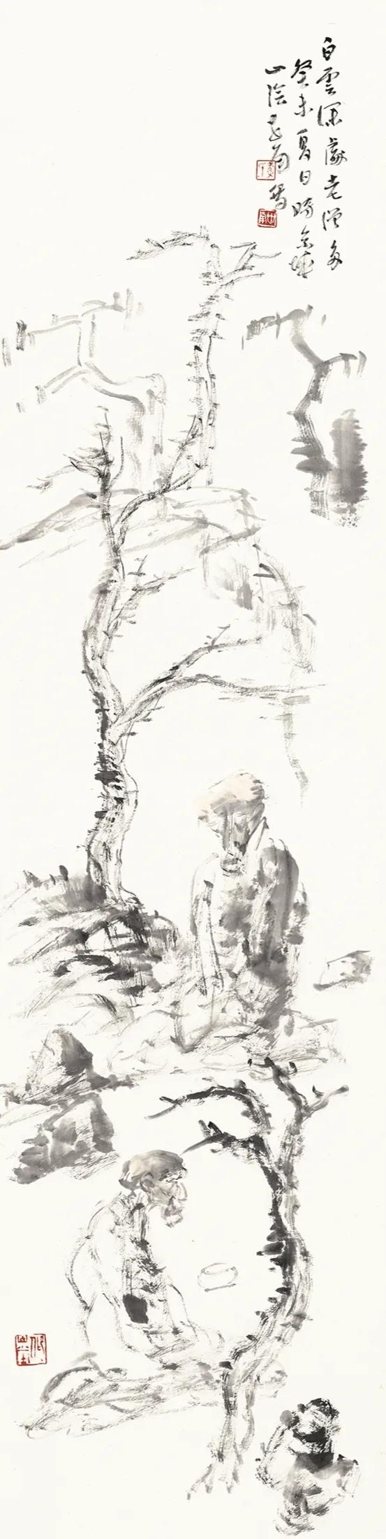 上联：枯枝秃岭勤修炼
下联：[比心]

网络图片/诚谢侵删