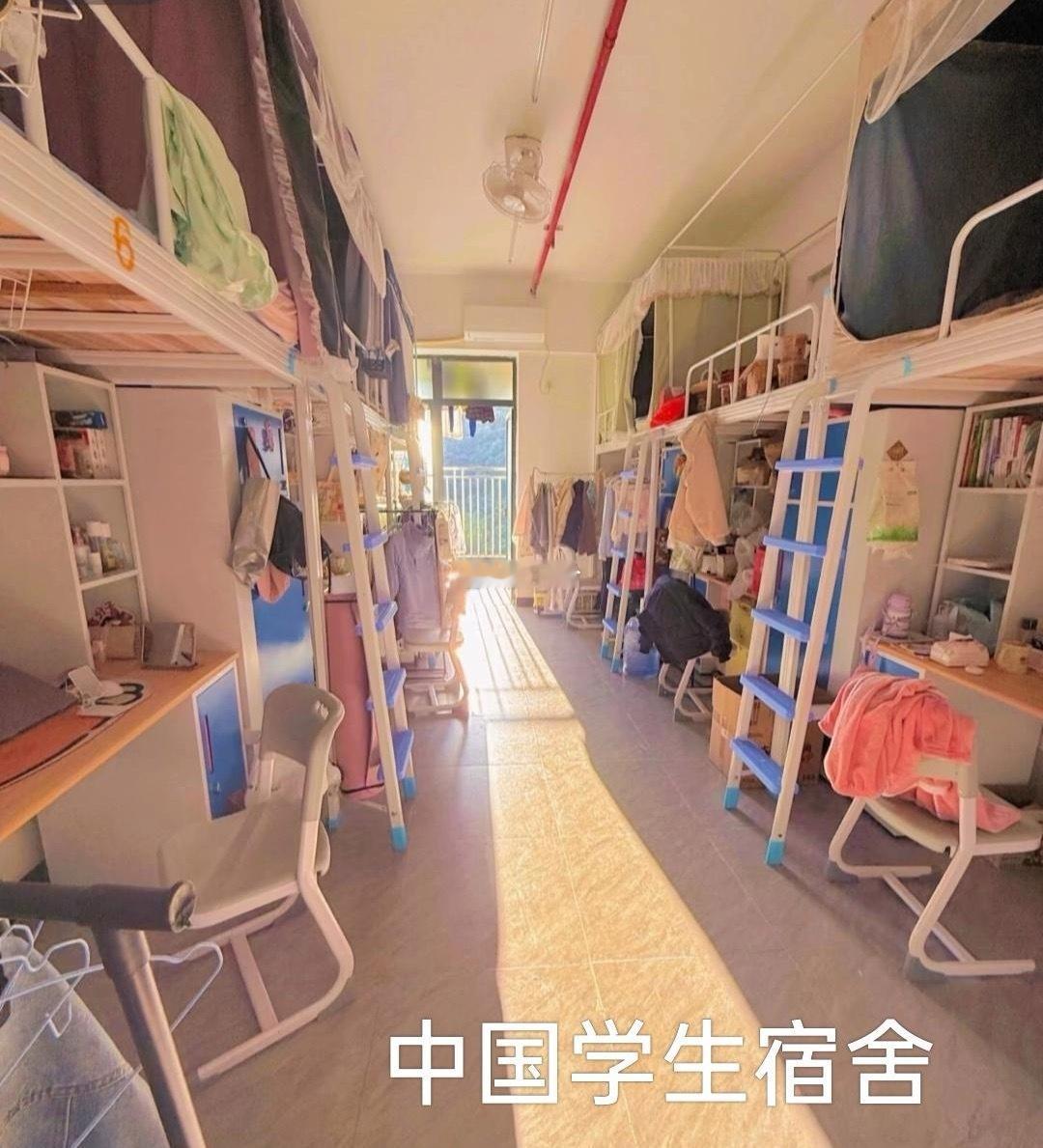 中国学生宿舍、日本学生宿舍、韩国学生宿舍和泰国学生宿舍对比 