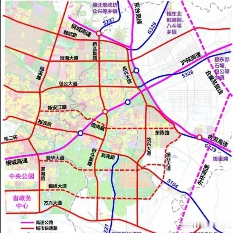 龙兴大道（山泉路-方兴大道）段要开工啦！

作为合肥主城区与滨湖科学城巢湖半岛的