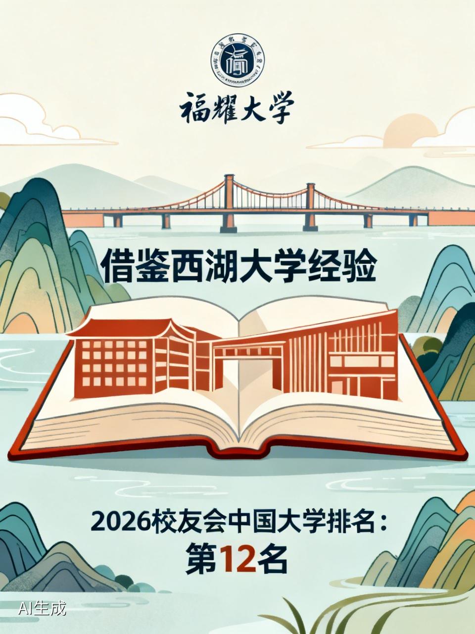 2026 年校友会中国大学排名中位列‌全国第 12 名‌，这个成就已经很不简单了