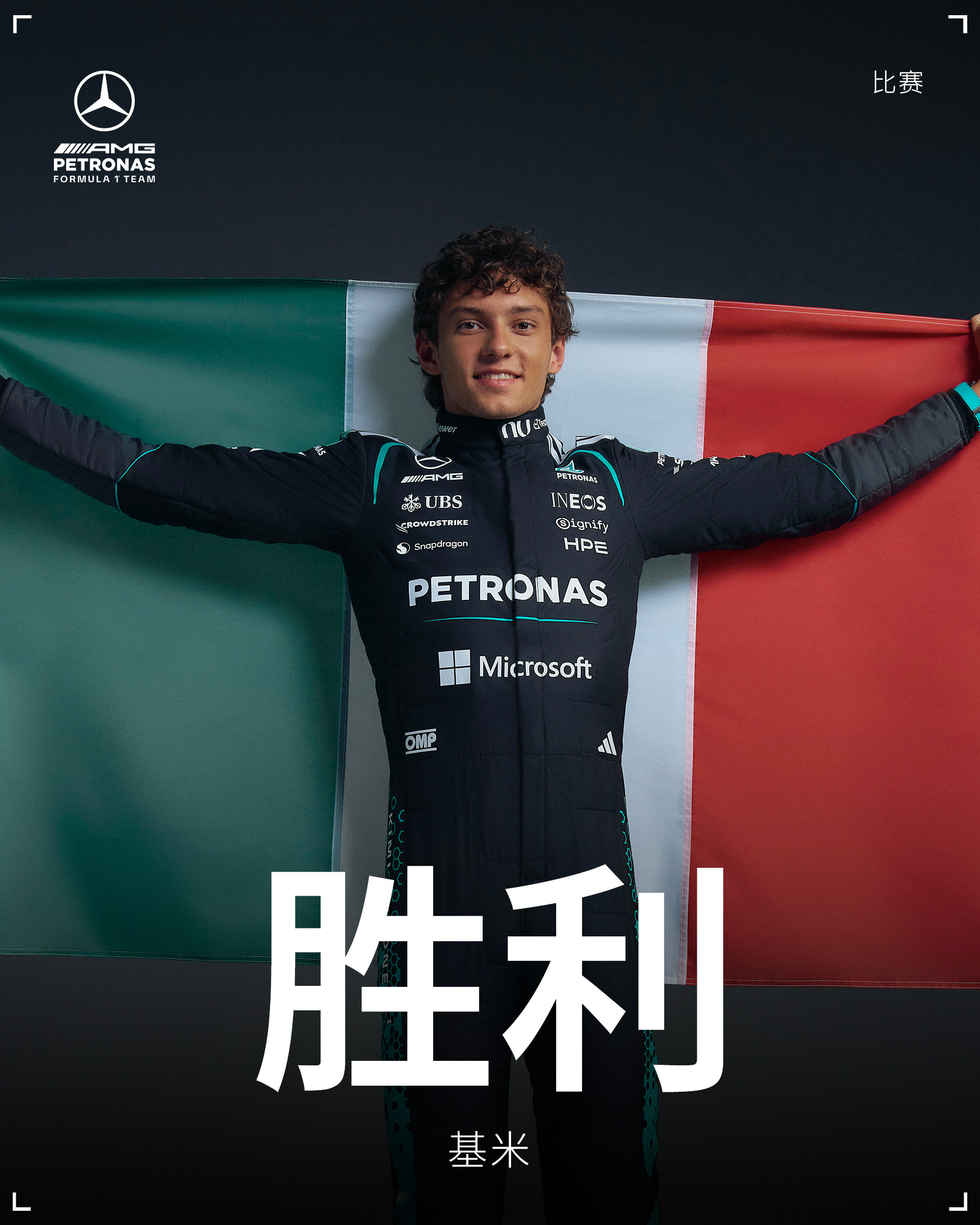 从发车区后方一路追到P1🤯难以置信的表现🇮🇹蒙扎，属于你🏆🔥 ​​​