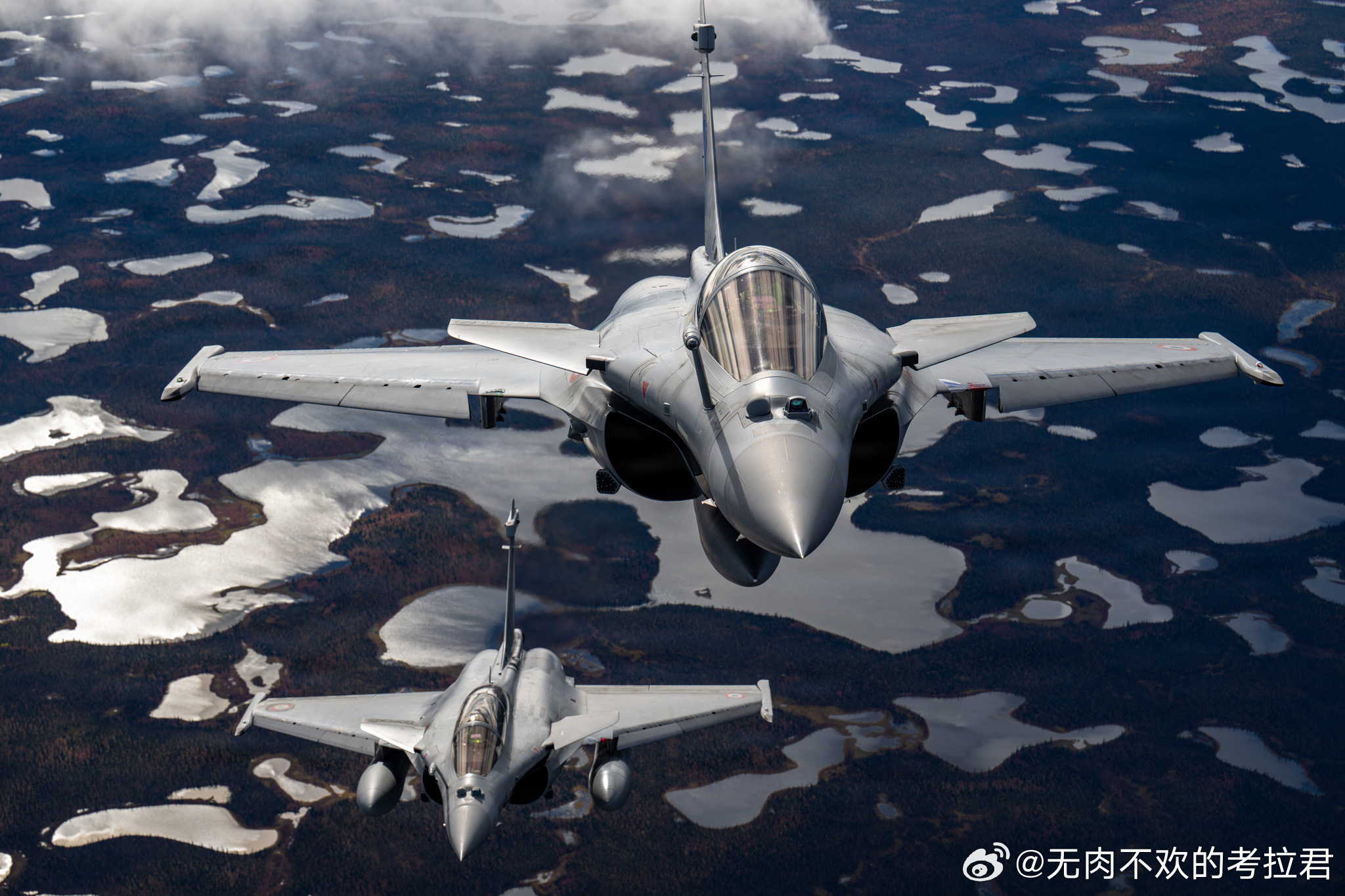 2026年9月10日，歼10的好大儿--高卢鸡空天军的阵风在阿拉斯加。 