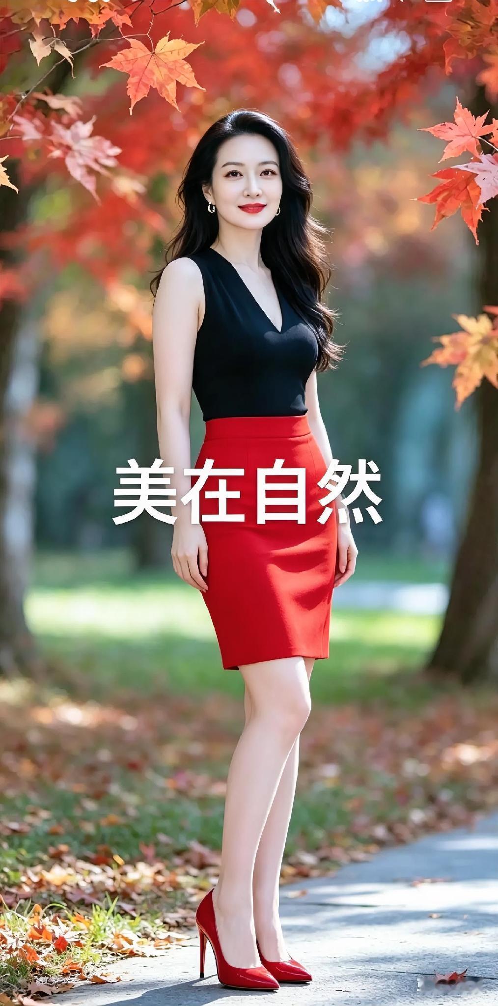 她走过的路，都化作了眉宇间的开阔与步履的沉稳。

气质如秋日暖阳，不炙热， 却足