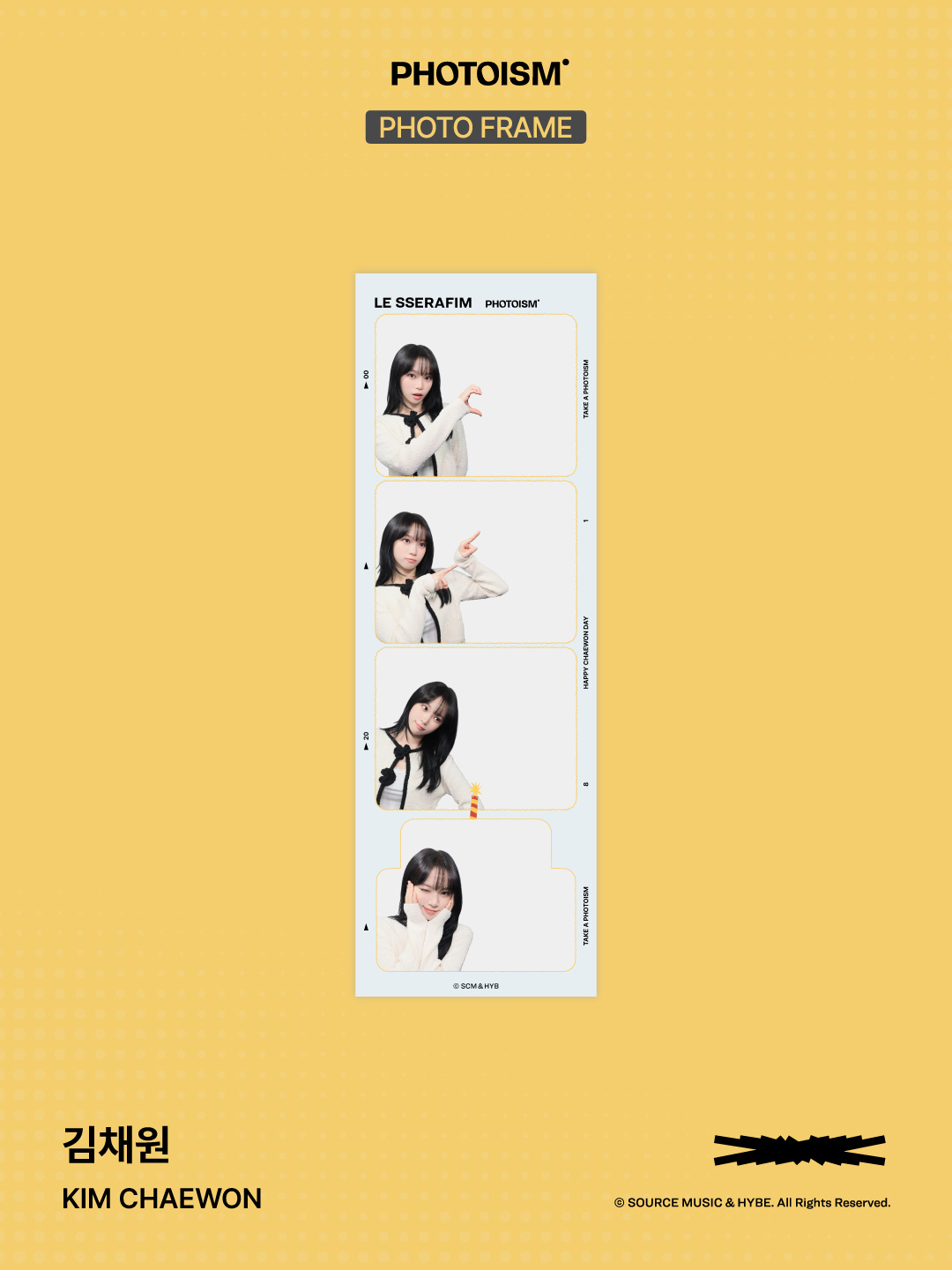 金采源 PHOTOISM生日限定相框8.1～ 