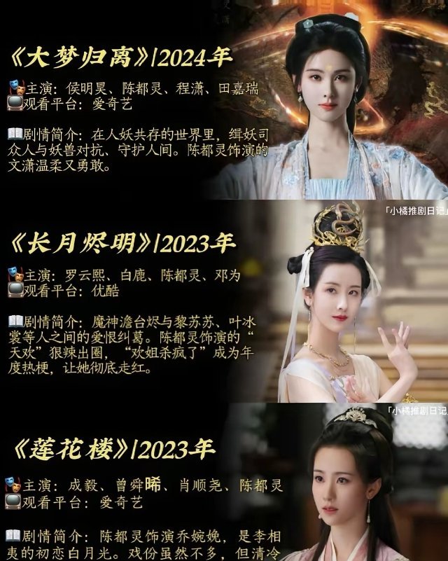 被雾妄言美晕！陈都灵这9部剧也封神🔥家人们谁懂啊！《月鳞绮纪》里的雾妄言真的太