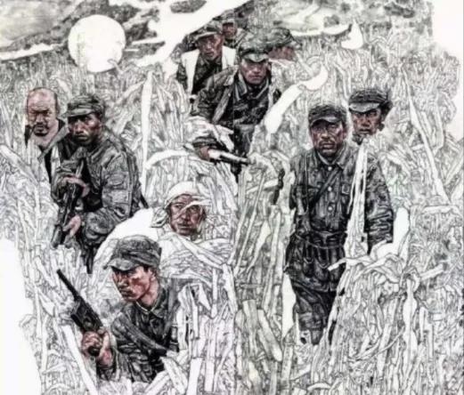 1942年，50多名八路军被日军逼上悬崖，藏进18个山洞，一藏就是20多天。活命