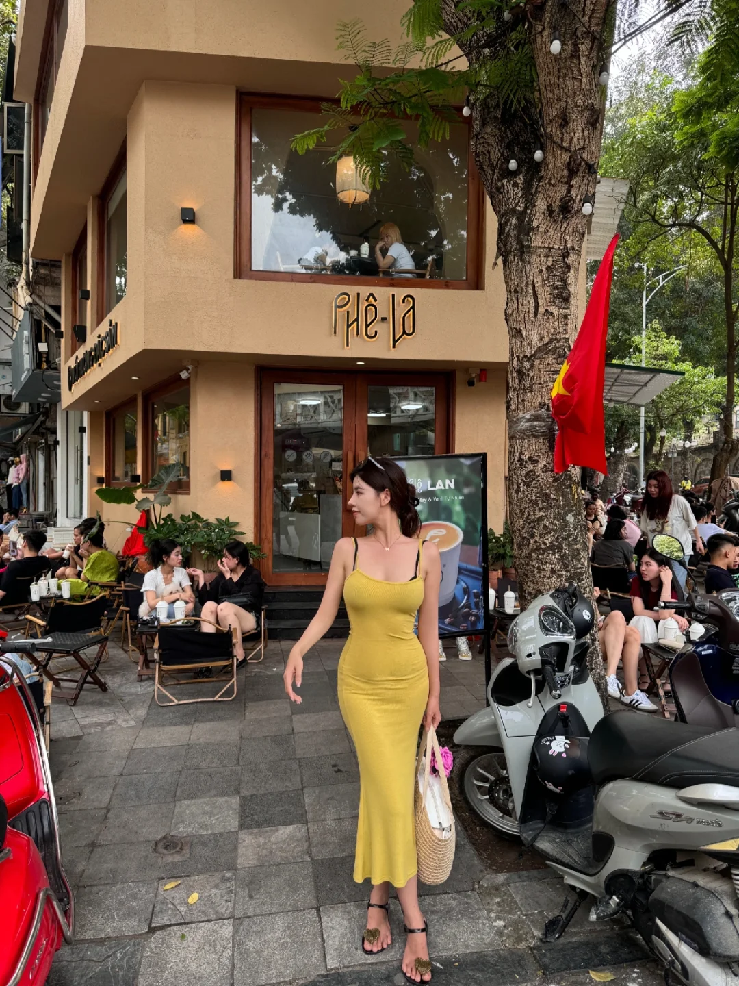 在河内！每天走3万步🍃☕️