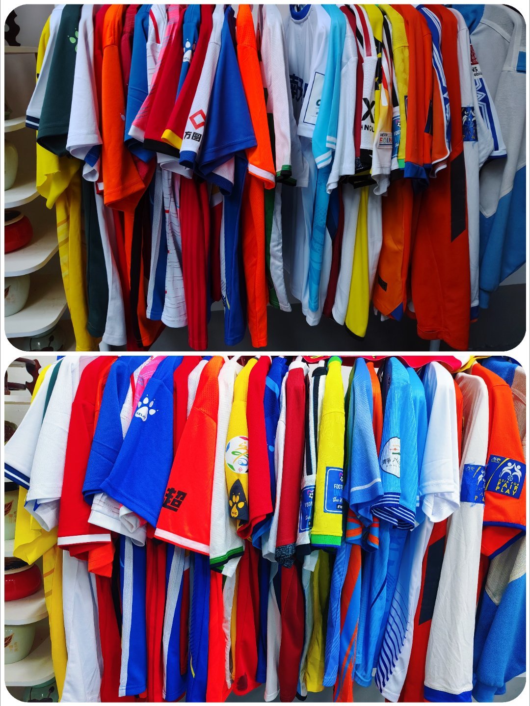 就这点爱好了，除了爱看足球，就是收藏球衣！在很多不喜欢足球的人眼里我这样的人脑子