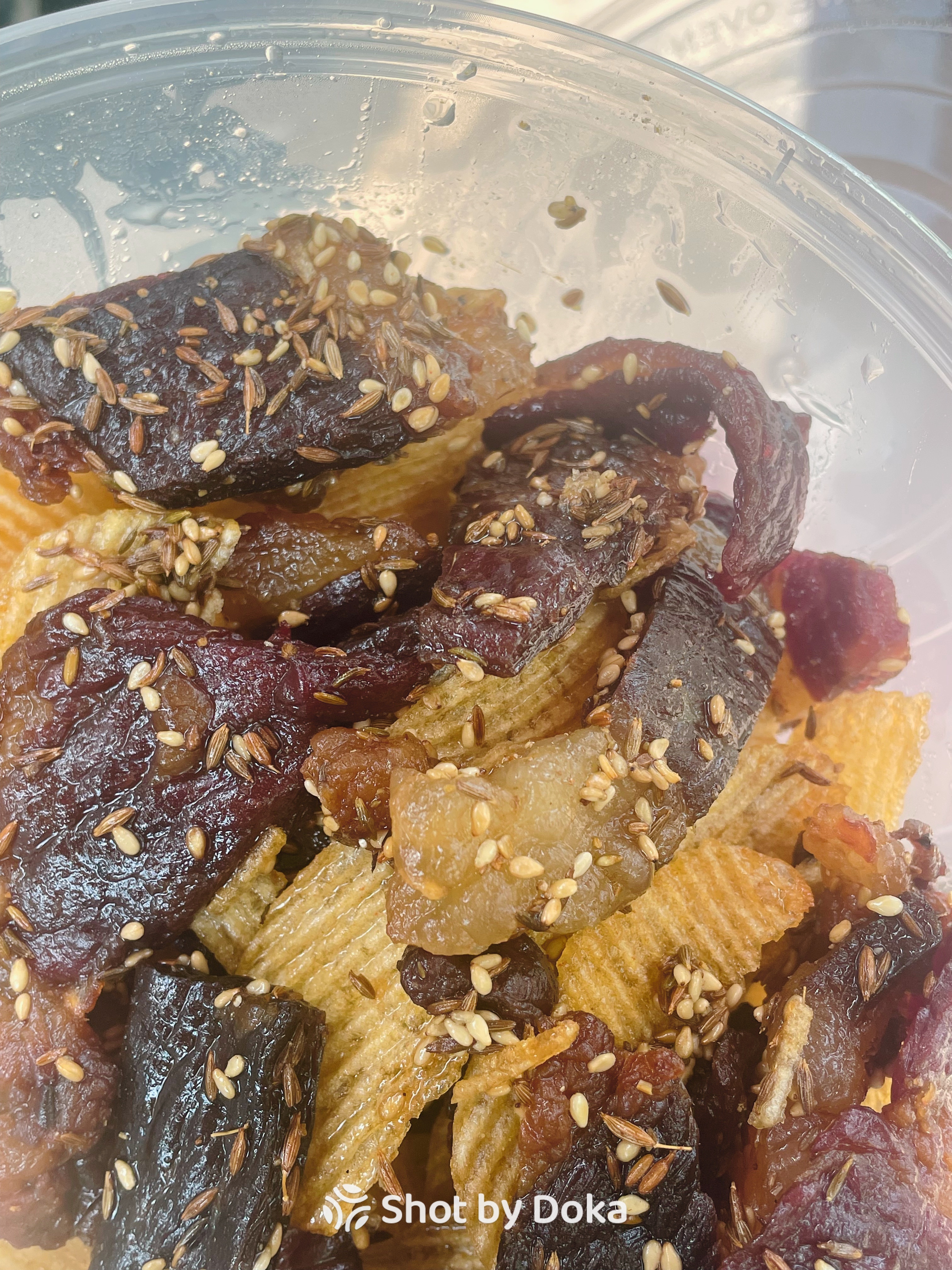 终于吃上牛胸口拌薯片了🤤 