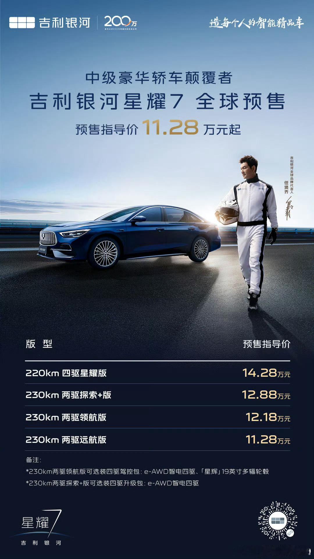 两驱性价比还是可以的，预售11.28万起，四驱性价比也不错，预售14.28万。正