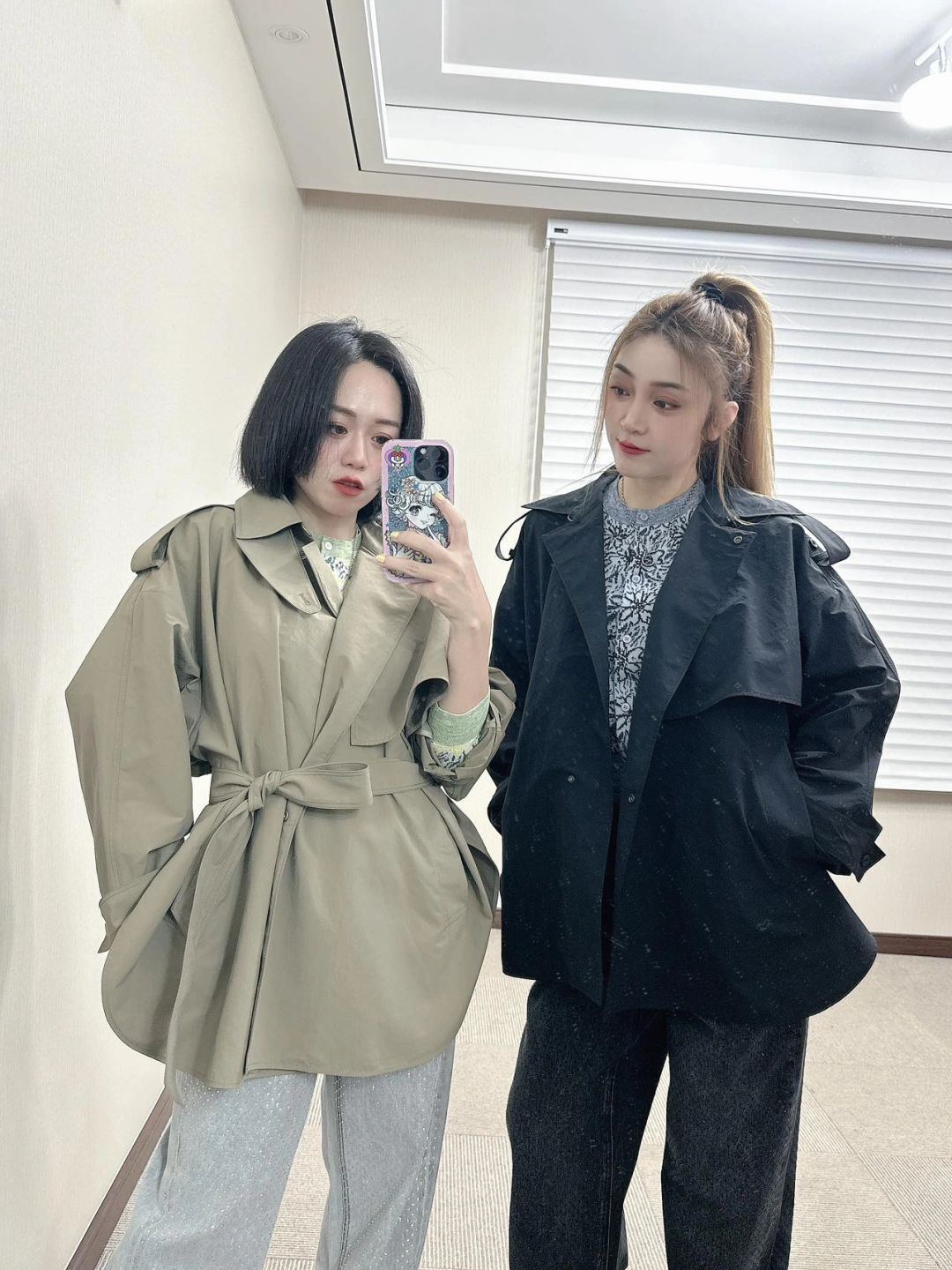用风衣开启浪漫早春～🐈 JNBY24春