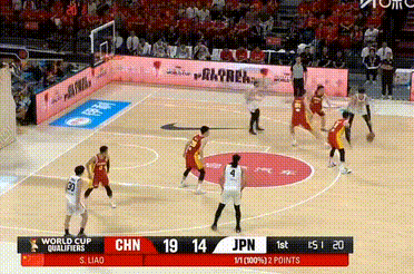 一波流！21-14打停日本中国男篮vs日本男篮