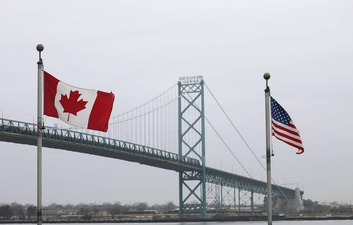 新闻快讯——唐纳德·特朗普称，除非加拿大将这座连接美国密歇根州与加拿大安大略省的