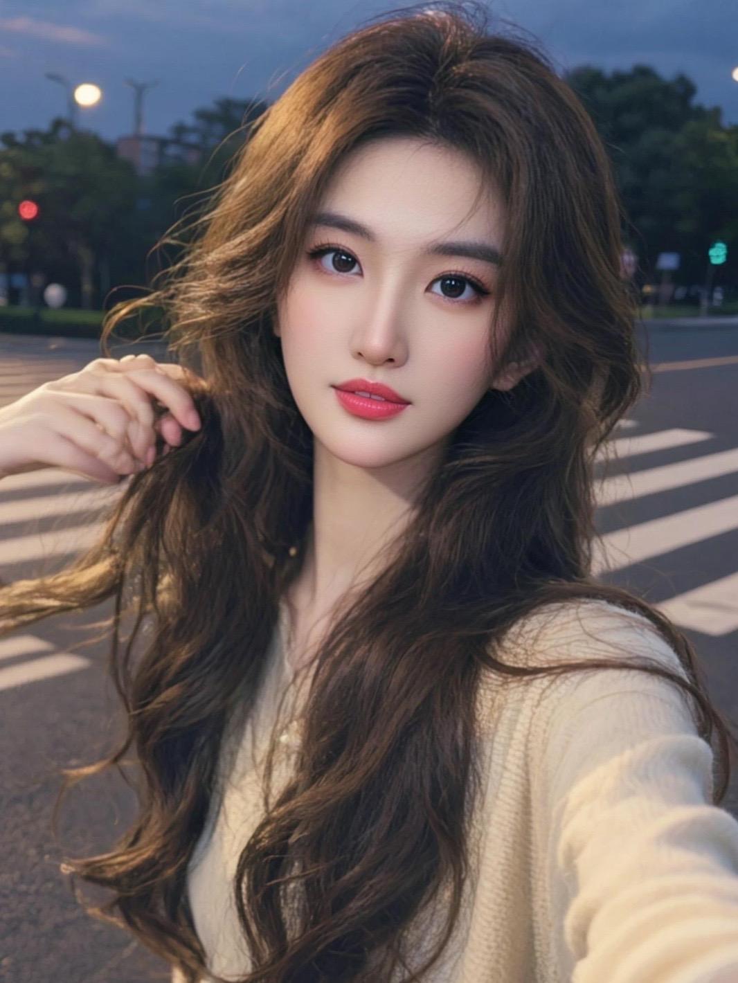 薄款开衫来了AI高清氛围感自拍 随变ai随便玩 女装 开衫