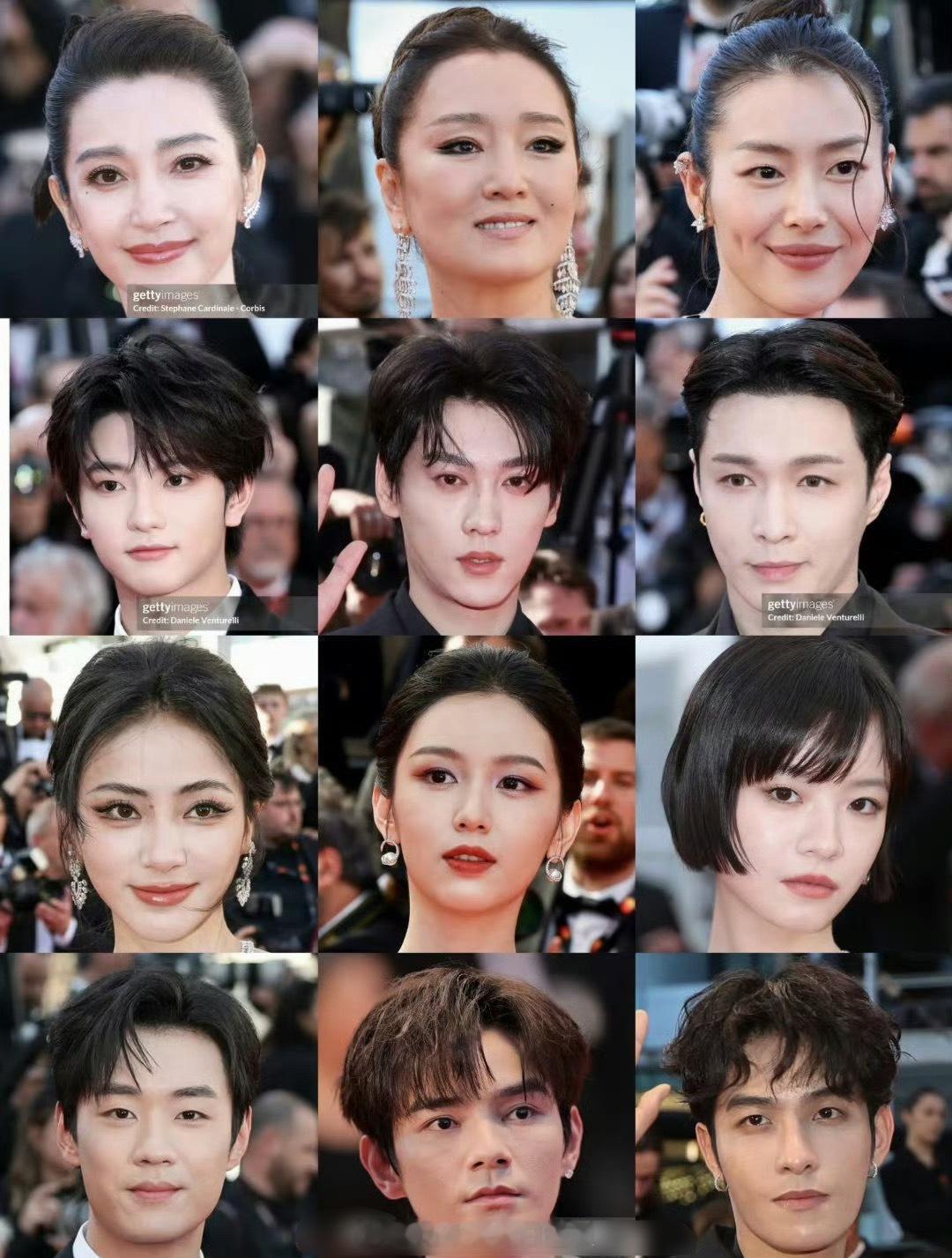 戛纳红毯上的中国明星怼脸生图，从国际影后到环大陆，范围之广