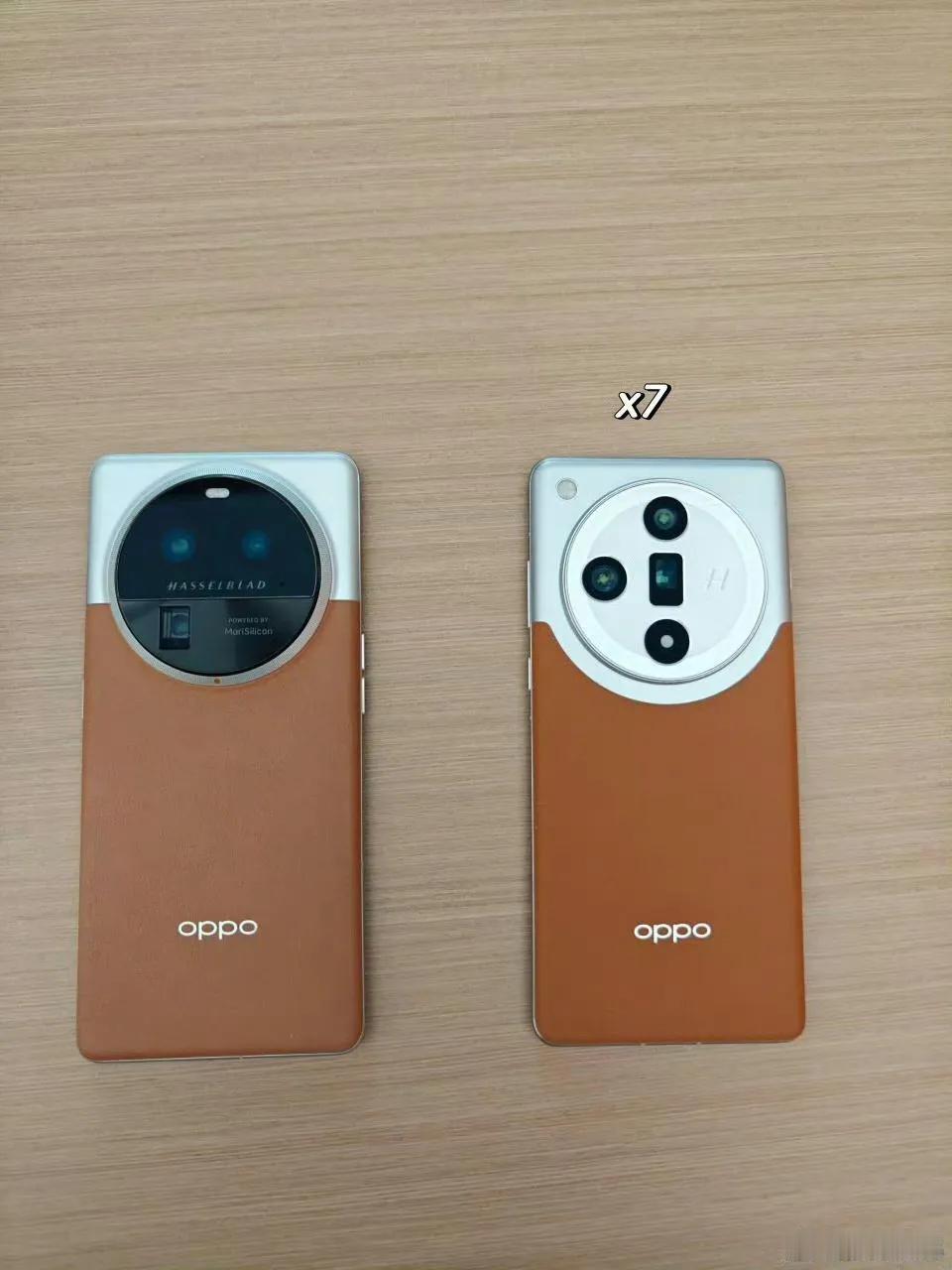 OPPO Findx7真机图和Findx6的对比，大家觉得谁更好？我个人其实还是