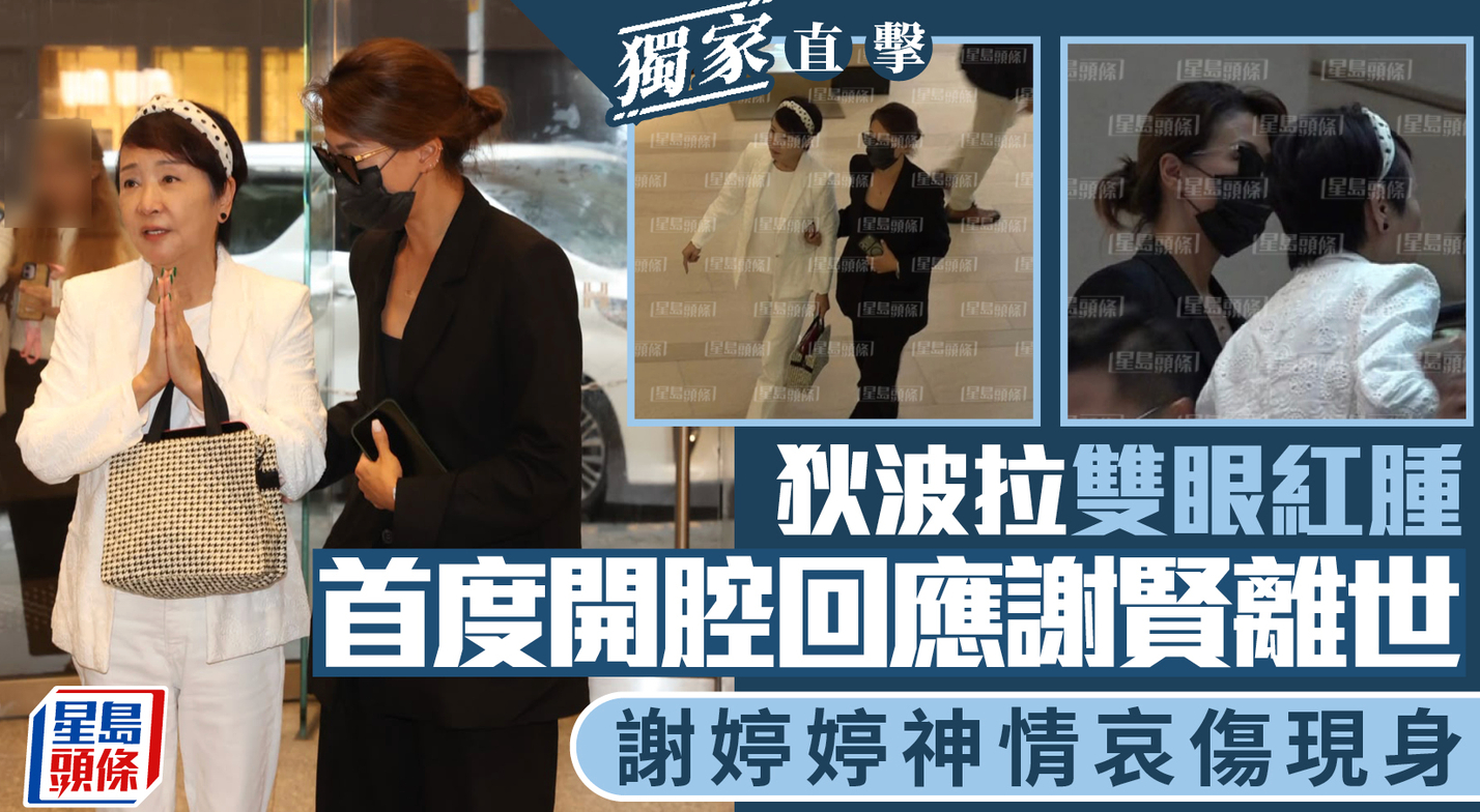 狄波拉谢婷婷在谢贤去世后现身 狄波拉谢婷婷在谢贤去世后现身，狄波拉以全白裝束示人