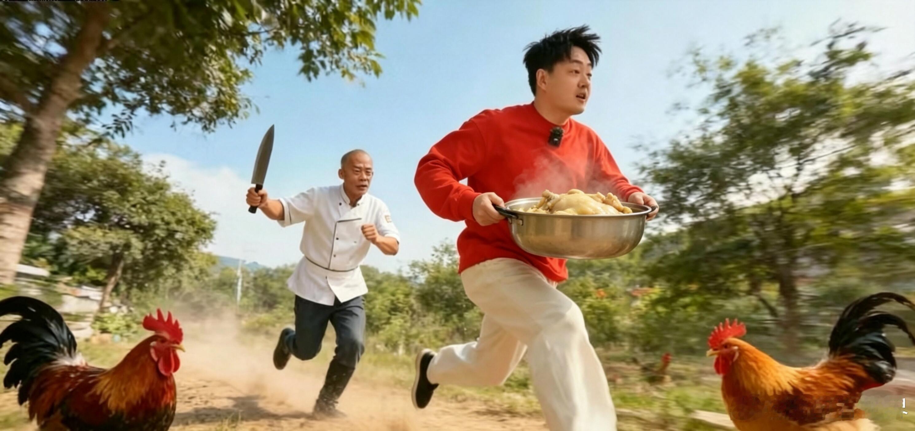 莫氏鸡煲老板娘说早20年火会拼命赚吃鸡就吃鸡，拍什么视频嘛！看着就好笑你不要过来