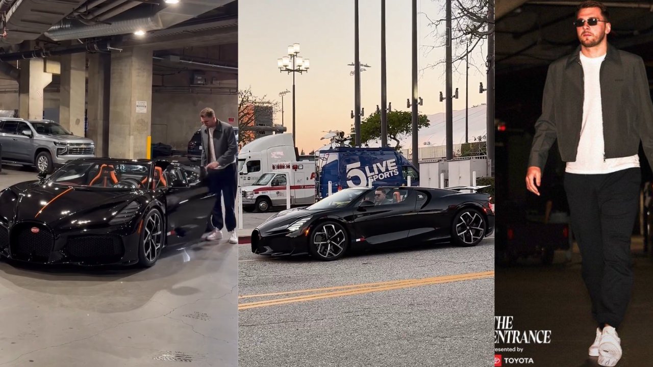 东契奇买了辆布加迪Mistral？你别说气质挺搭的