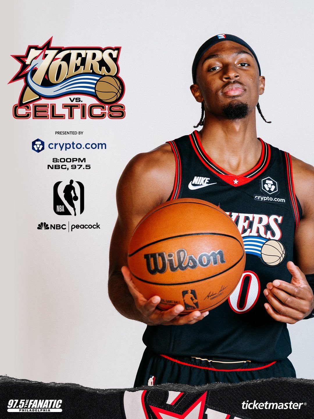 常规赛第60场：76人vs凯尔特人首发阵容名单：马克西、埃奇库姆、乌布雷巴洛、德