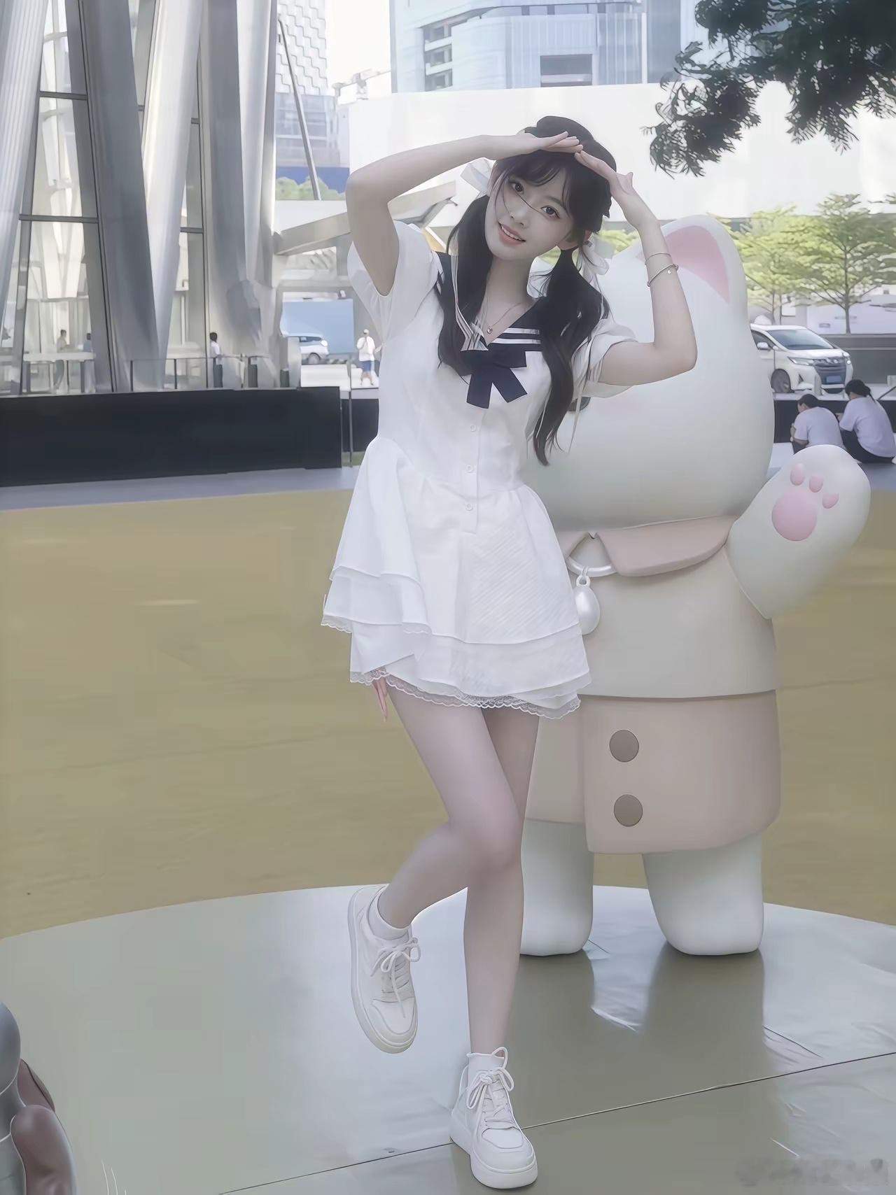 听说每一个男人年轻时都梦想有这样一个女朋友。 