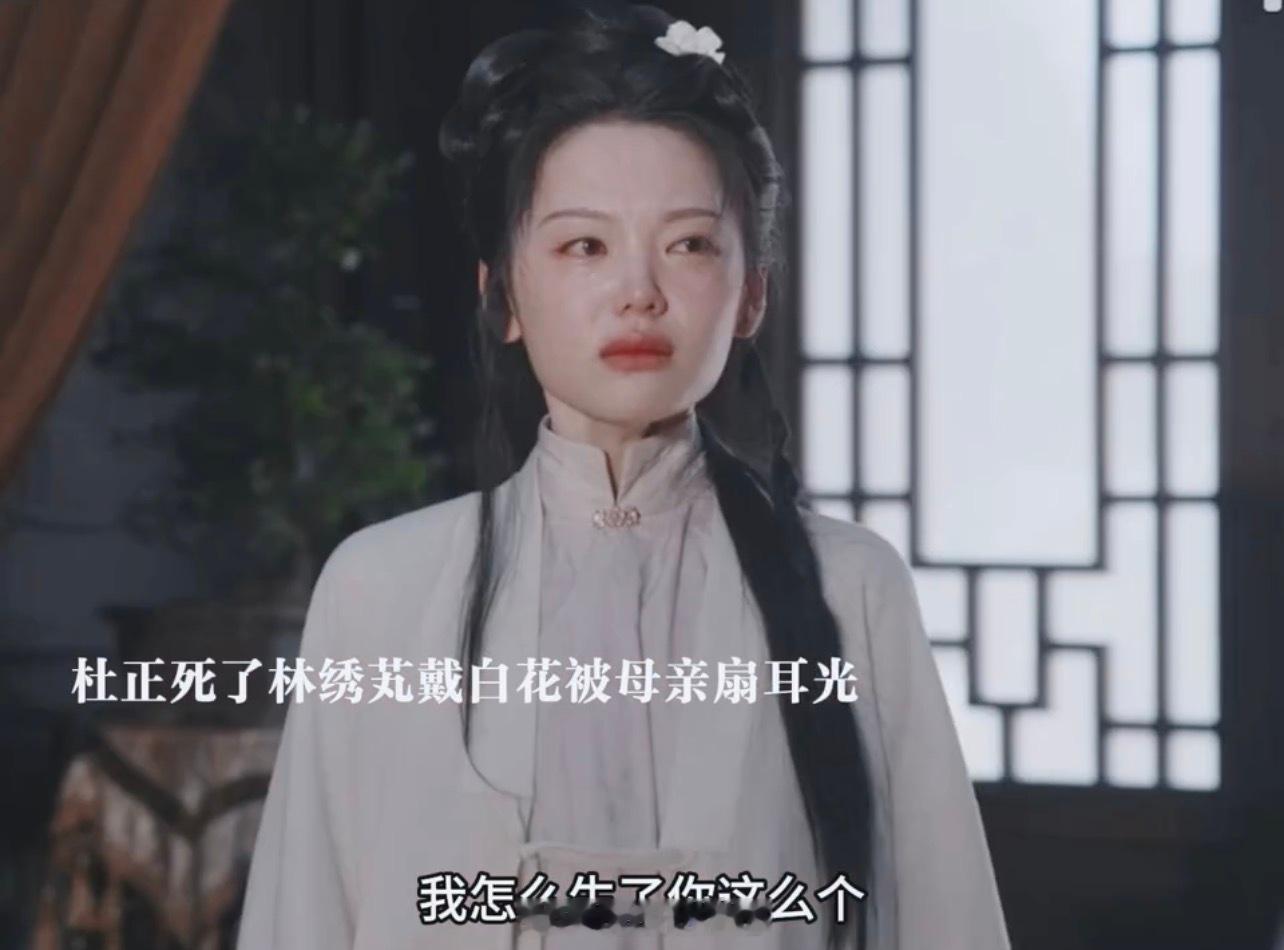 这段真的看懵了！杜正都没了，林绣芄非要给他戴孝，所有人都劝她清醒，她偏偏陷在里面