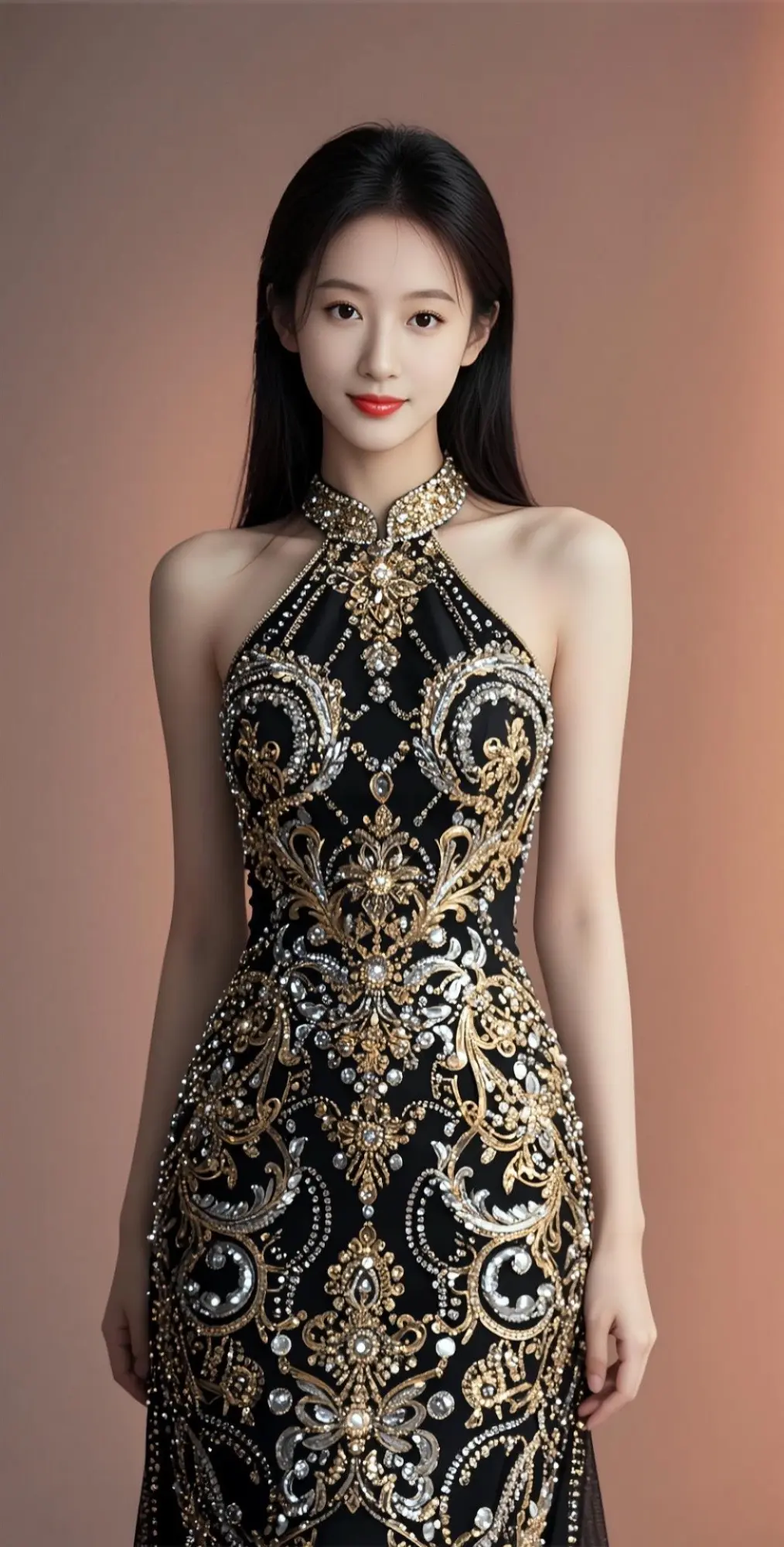 AI扩图 AI华服佳人