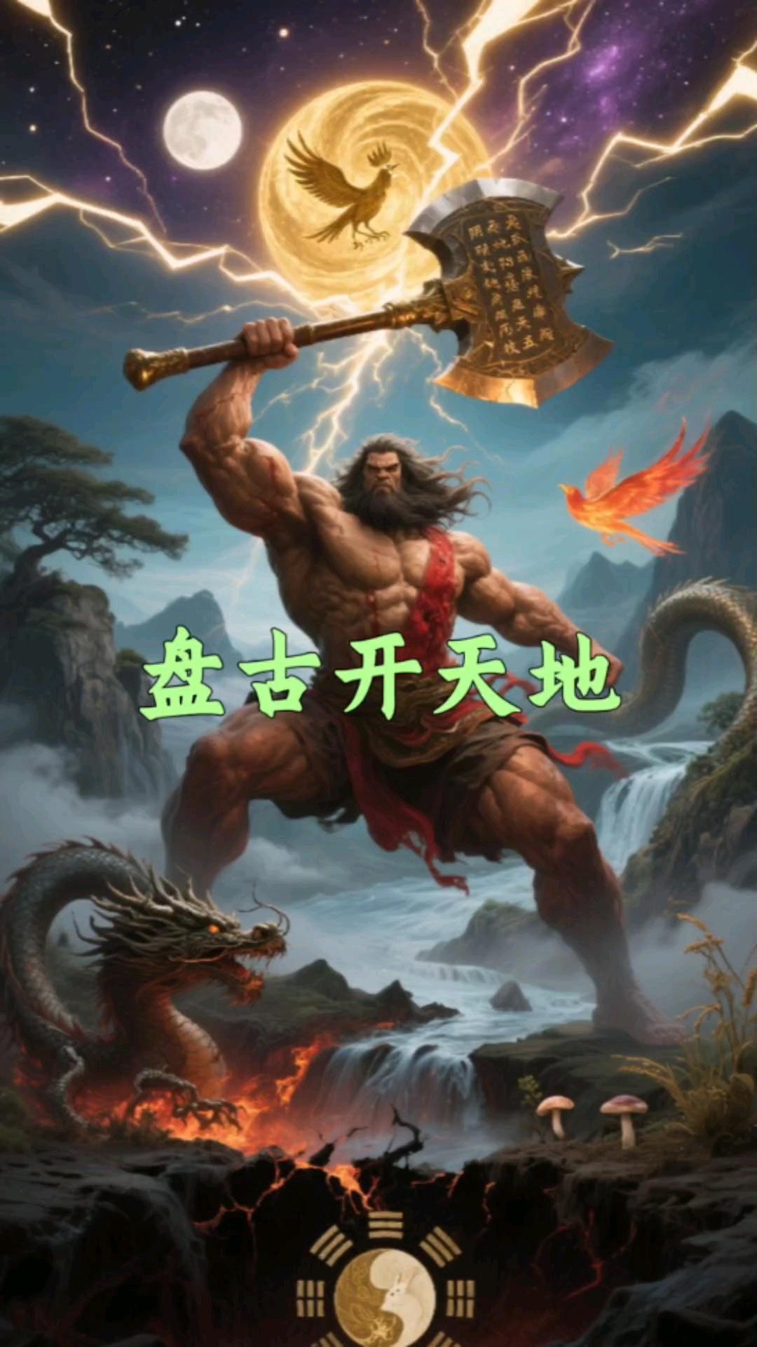 读懂盘古，才懂华夏最顶级的浪漫：神明从不爱世人，却愿为世人燃尽自己。他劈开混沌，