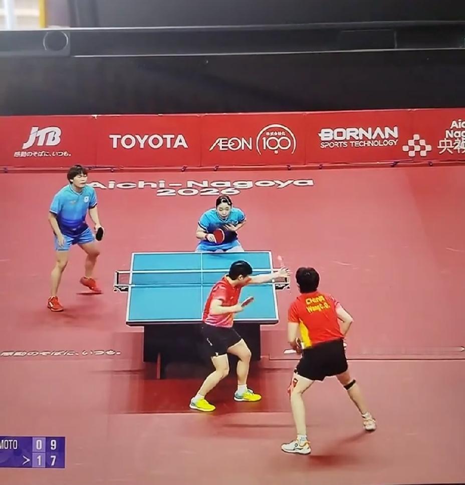 王楚钦/颖莎3-0松岛/张本晋级4强

今晚：混双半决赛，18:15，
莎头组合