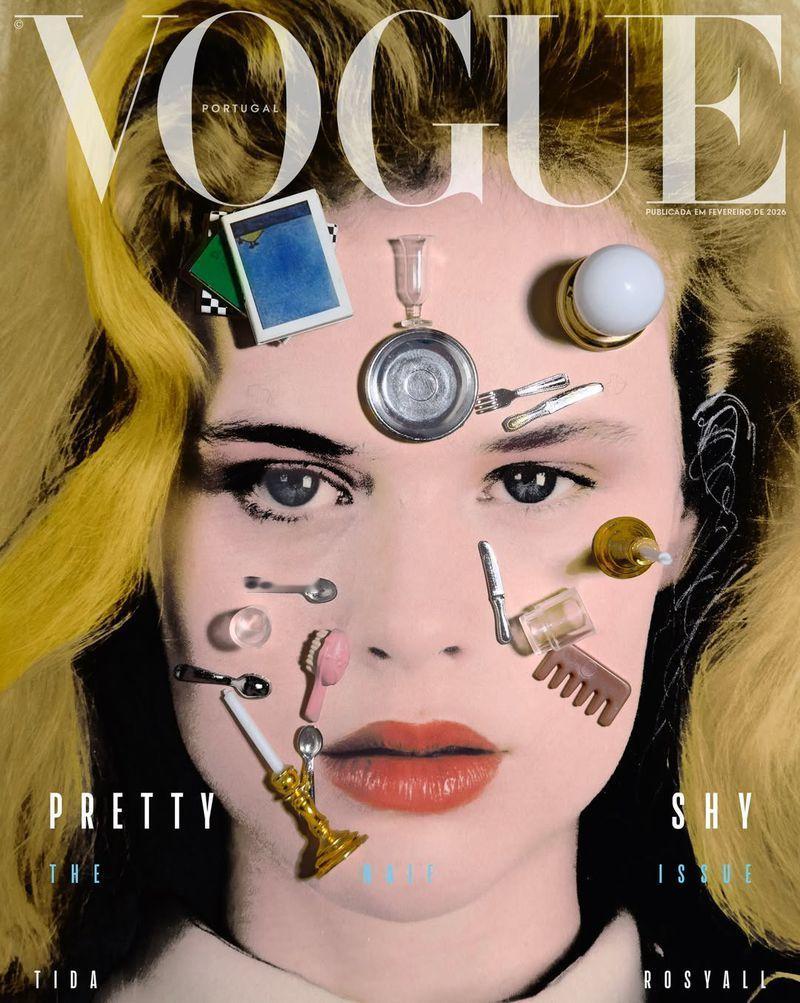 模特Tida Rosvall登上葡萄牙版《VOGUE》2026年2月刊封面，Co