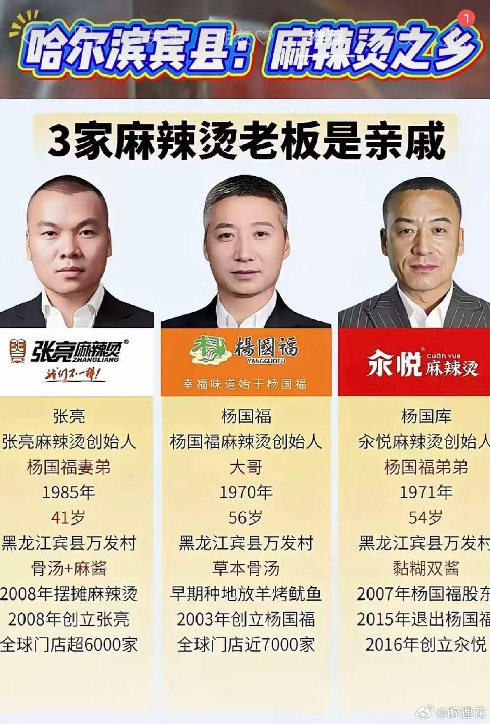 三家麻辣烫竟然是一家人？[酷拽][酷拽][酷拽] ​