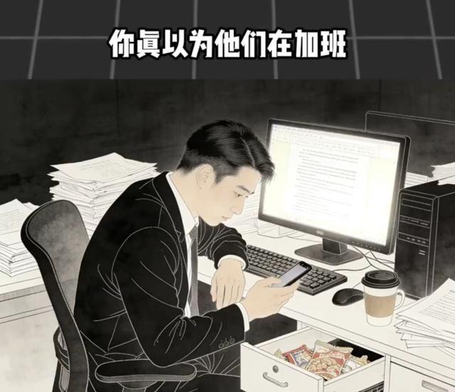 为什么一线城市凌晨三点，那些高档写字楼依旧灯火通明
你真以为所有人都在老老实实加