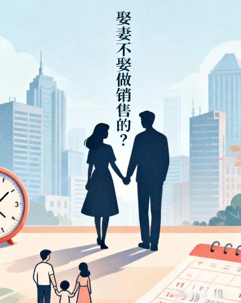 不管一婚二婚，为啥很多男人认为，娶妻不娶做销售的？
 
生活里一直有个很现实的婚