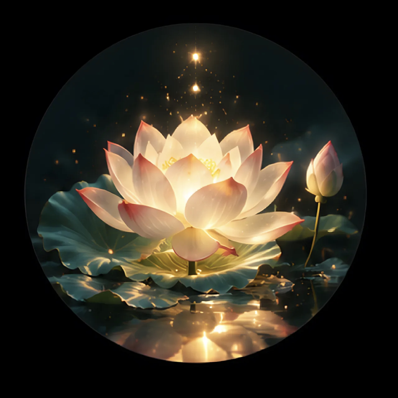 锦鲤 玉象 莲花头像 