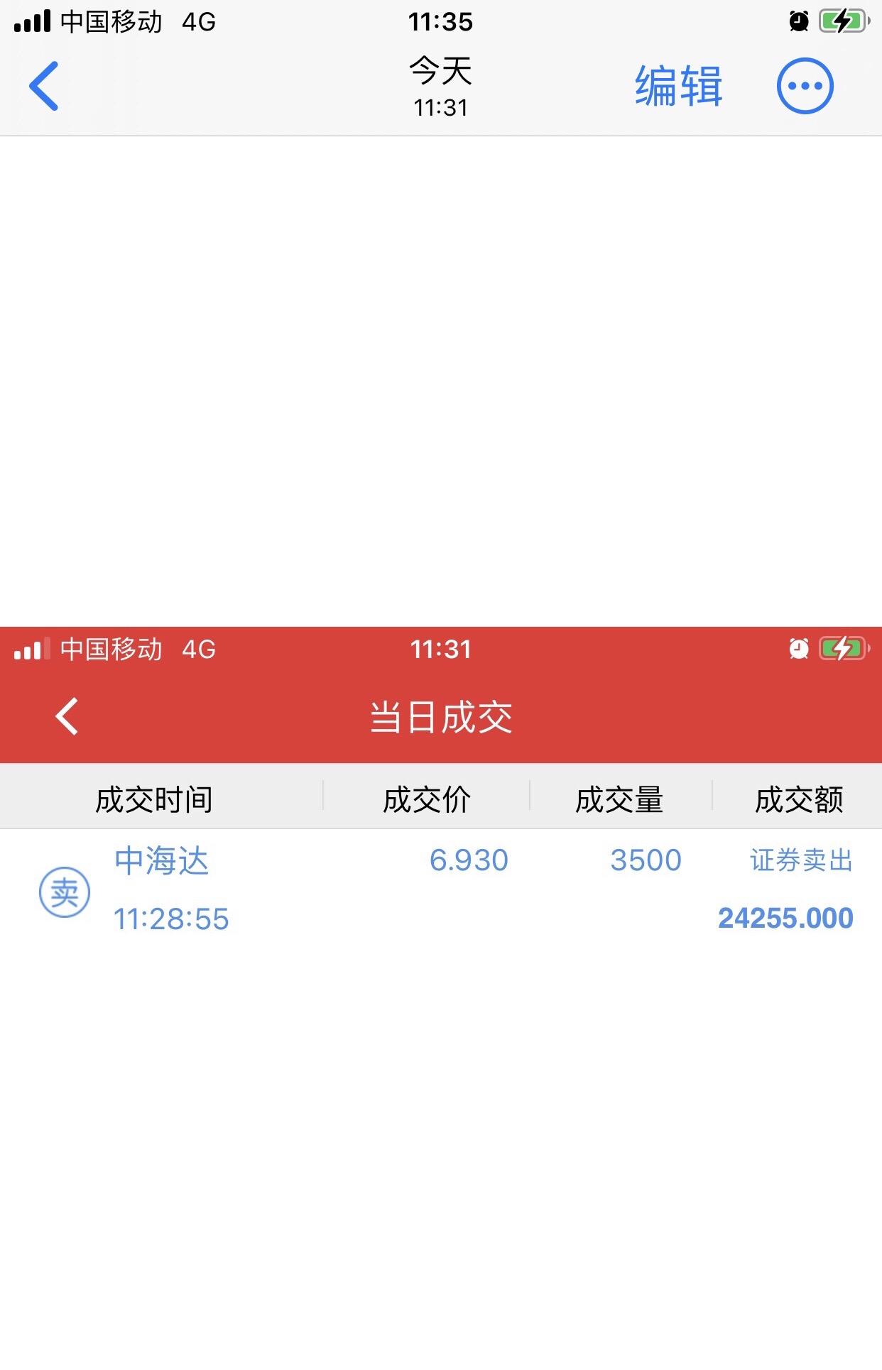 开板了，挂低一点，先卖半仓，等待回落在买。