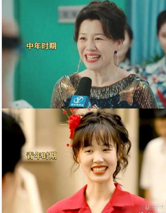 这年轻时和中年时也太像了！导演用心了。。 ​​​