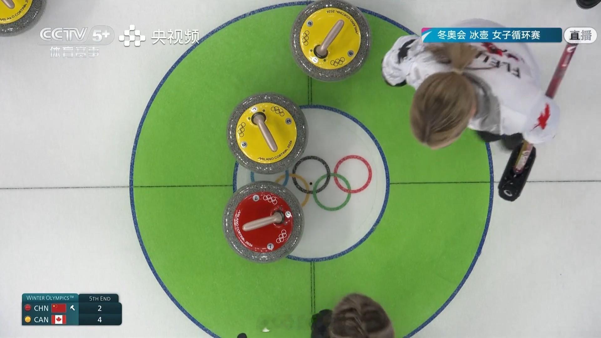 2026年米兰科尔蒂纳冬奥会 第五局一分，半场3-4落后 