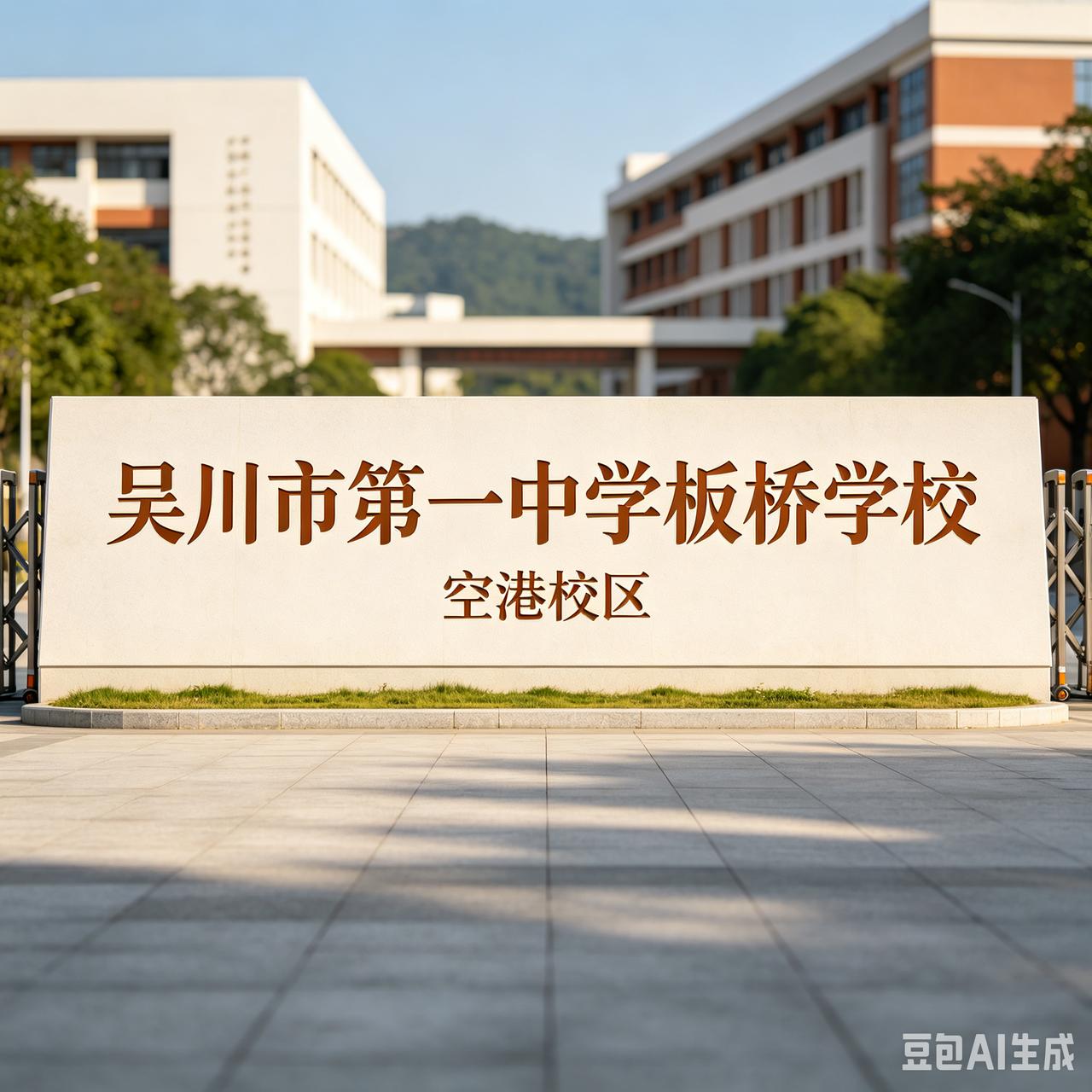 吴川市第一中学板桥学校，原为吴川市塘㙍镇板桥中学升级为湛江吴川空港经济区重中，吴