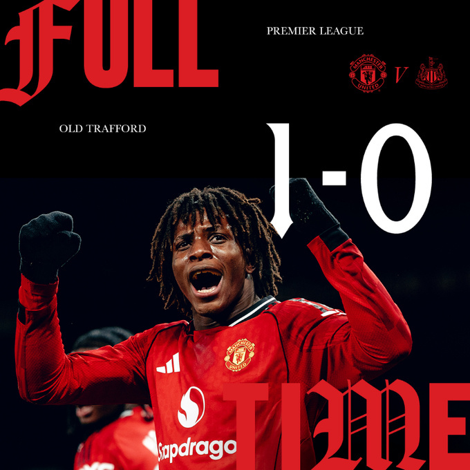 #曼联暂升积分榜第5#英超第18轮，曼联坐镇主场老特拉福德球场迎战纽卡斯尔联。上