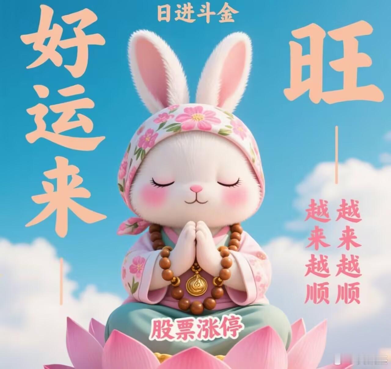 好运来～～股票涨停。 ​​​