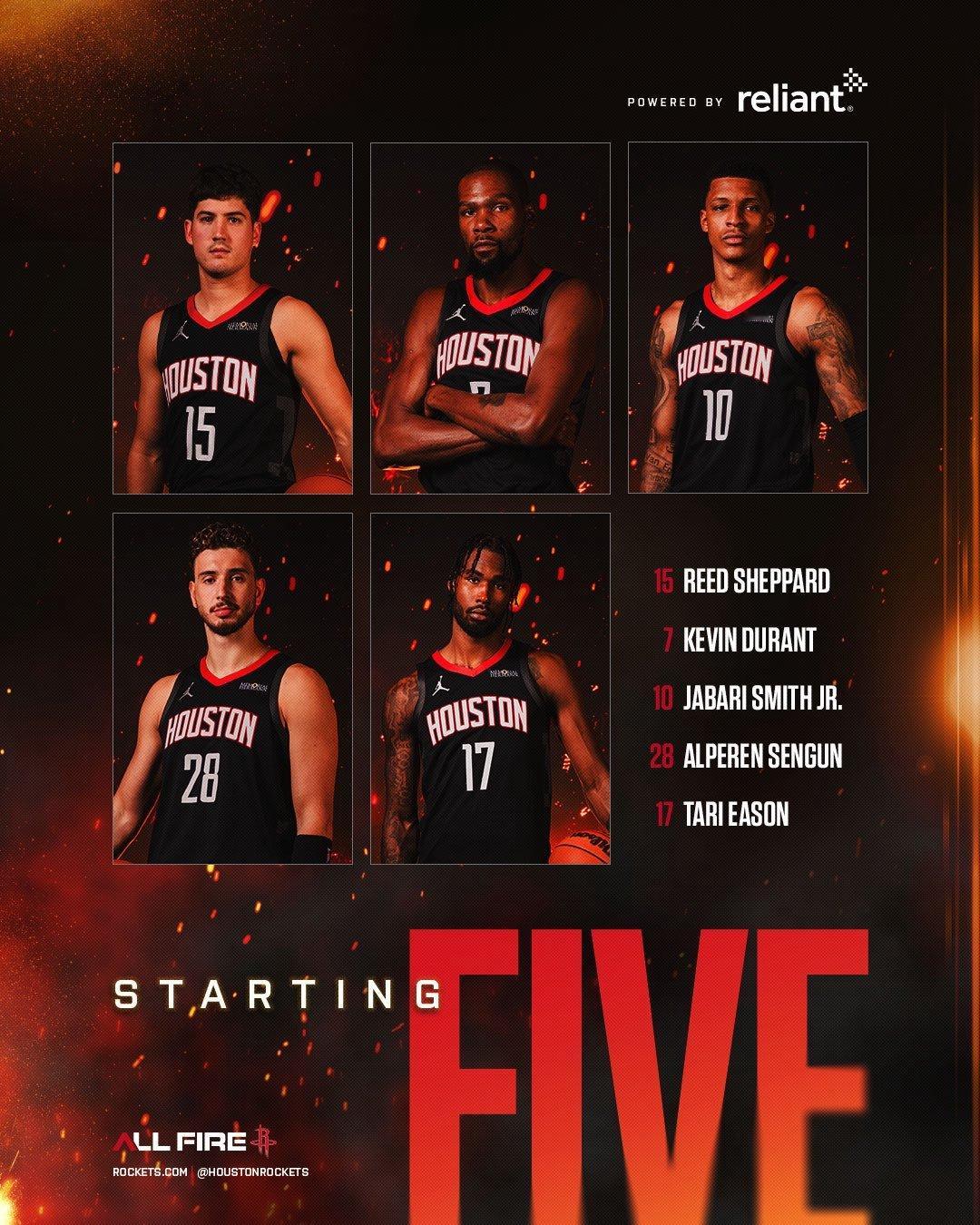 首节比赛结束！火箭28-28雷霆！火箭vs雷霆休斯顿火箭