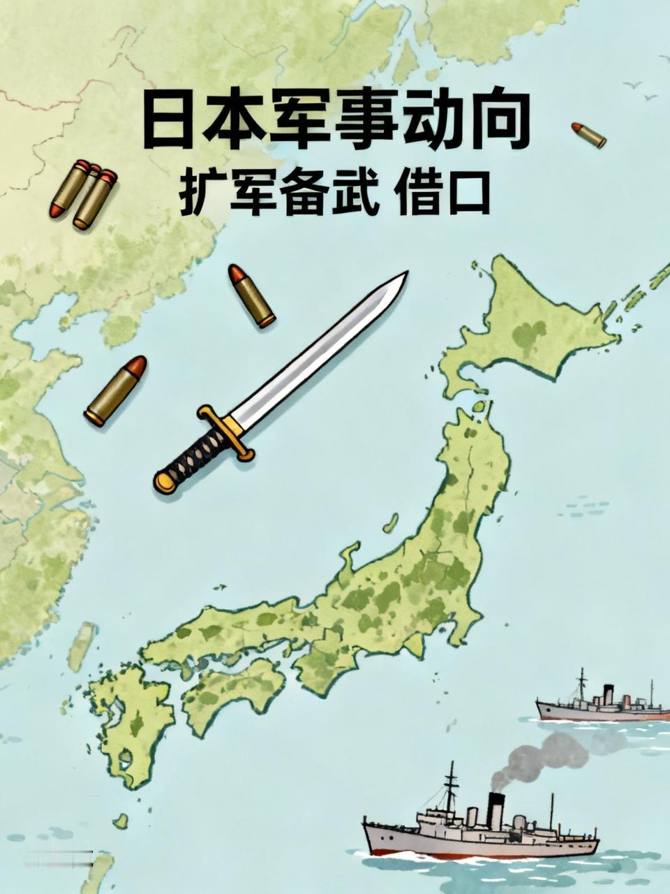 日本搞事首相声称要为长期战争做好准备。这明显是居心不良，而且大概率冲着中国来。