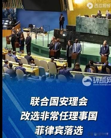 联合国安理会改选非常任理事国　菲律宾落选

网友：这跳梁小丑也想当联合国的官，真