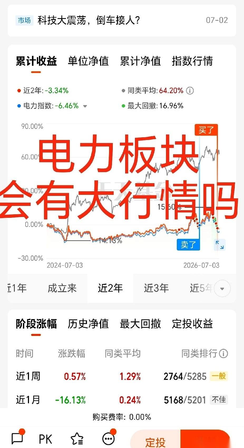 电力股，趴了整整两年。
旁边桌的煤炭，行情走了一波又一波。更别提对面舞池中央，那