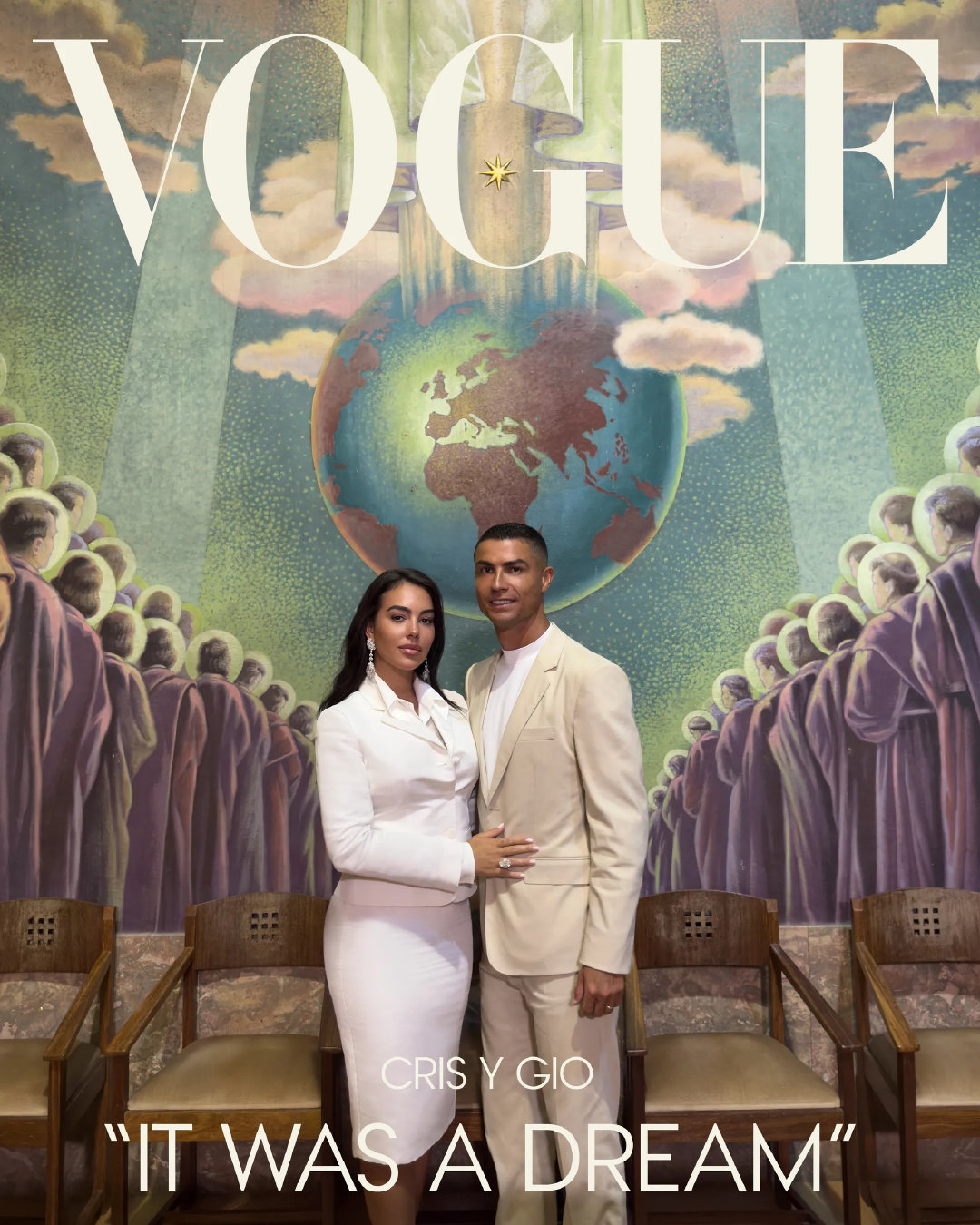 C罗婚礼现场照 Vogue现场照传递的态度很明确：婚礼是给家人的，不是给镜头的。