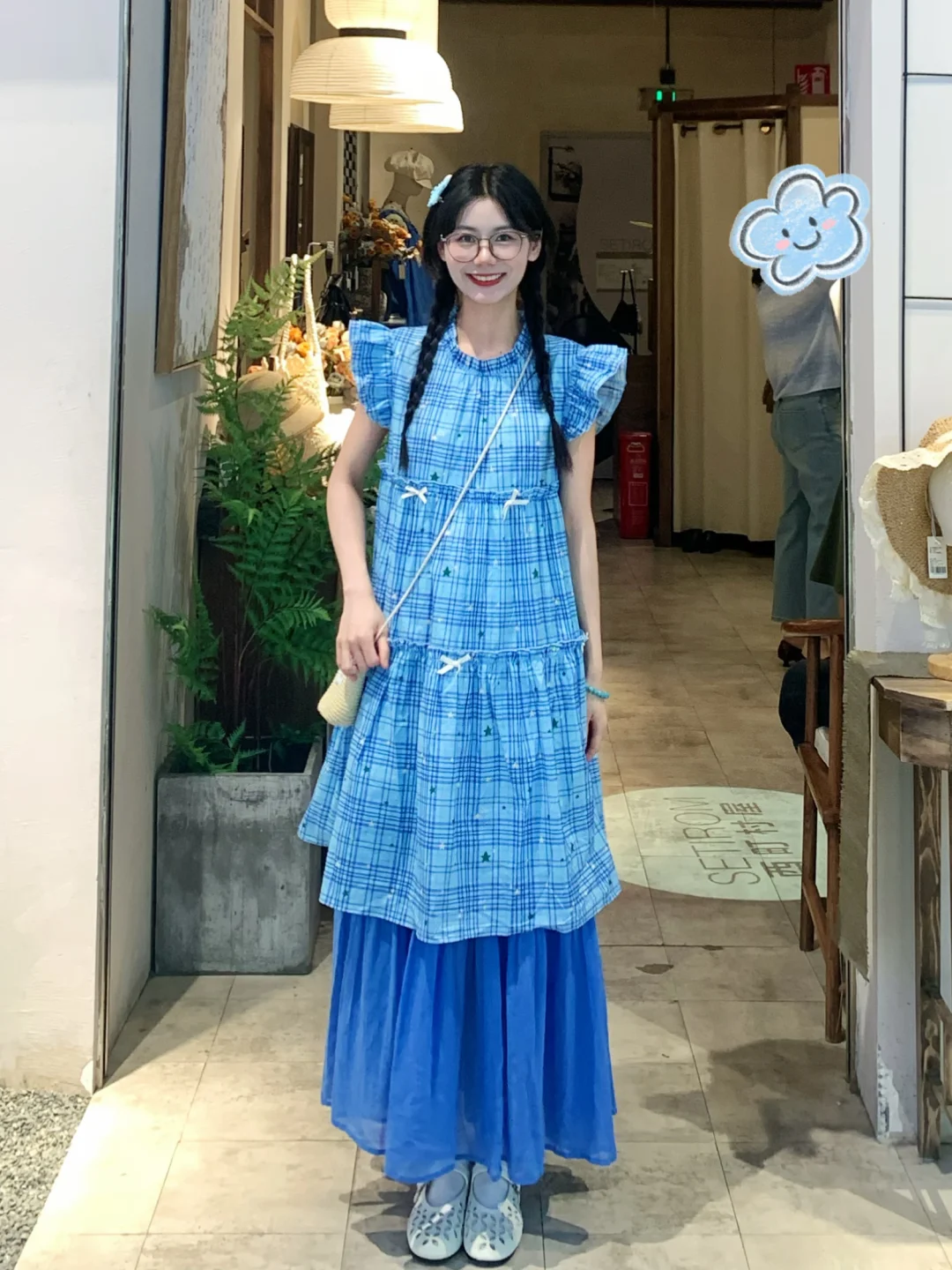 夏天就要穿蓝色啊～💙