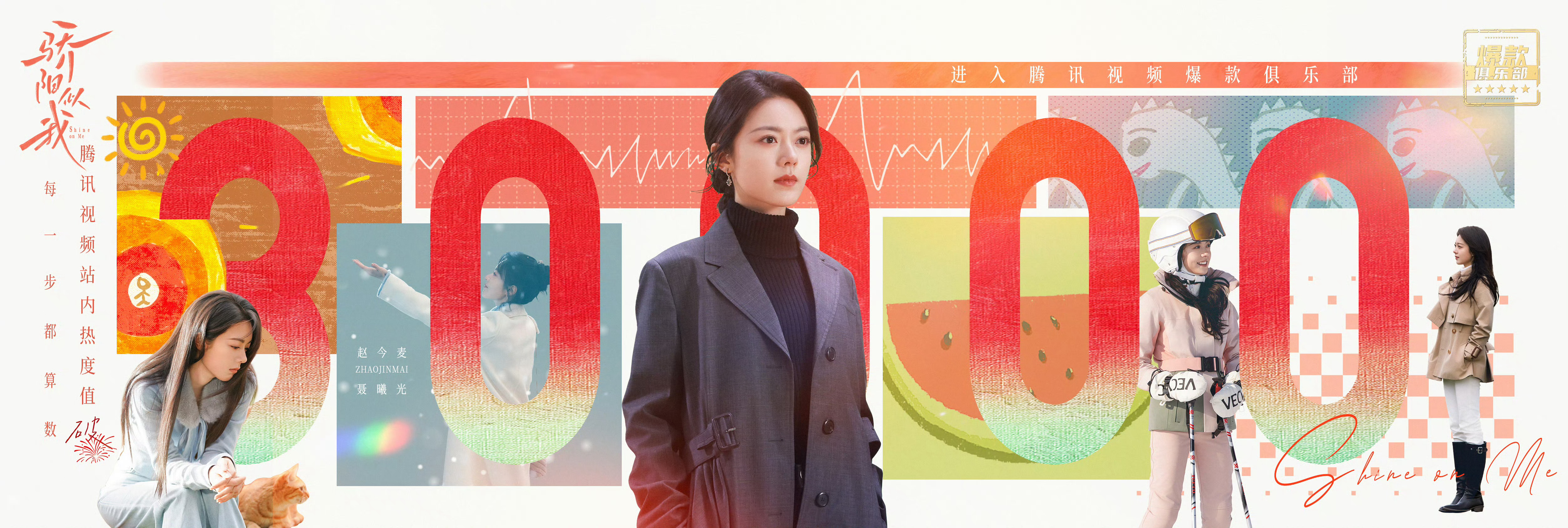 恭喜赵今麦主演的骄阳似我站内热度值破30000