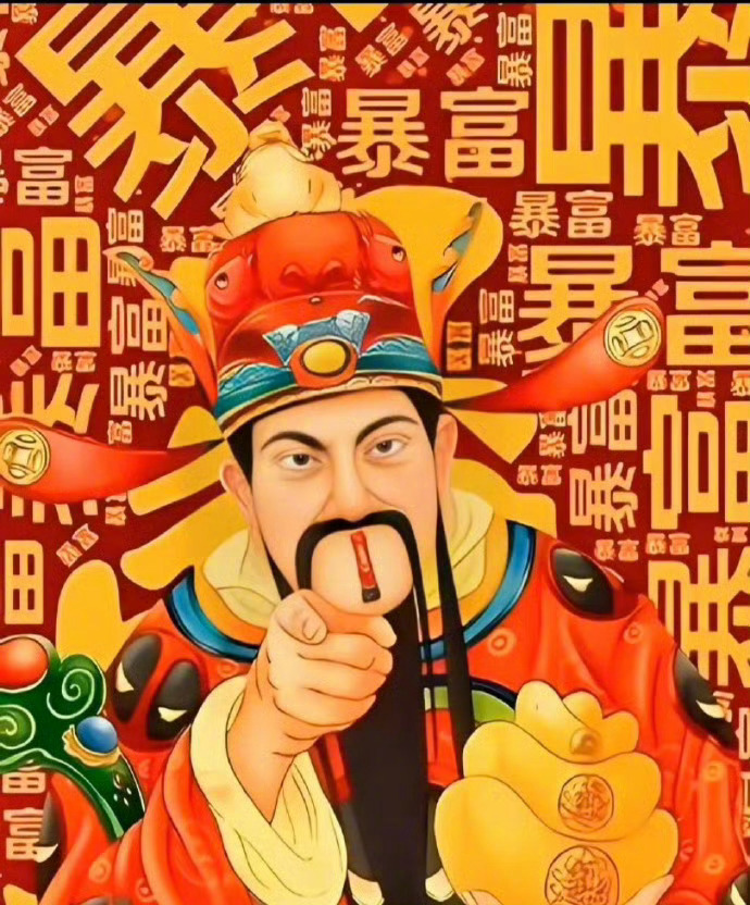 财神到，指谁谁发财，点赞接财了 ​​​