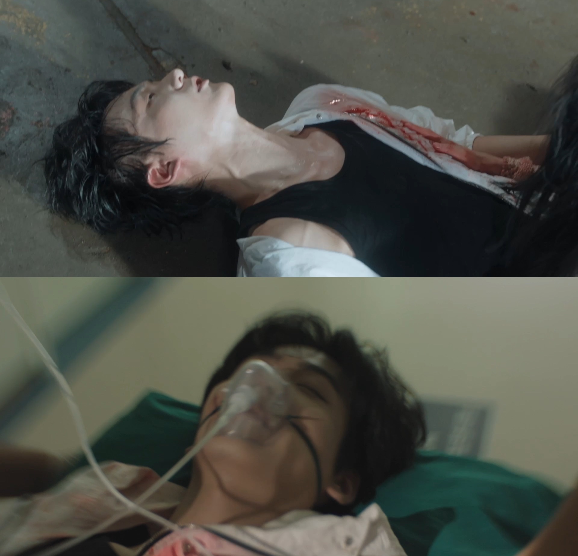 周柯宇炽夏为爱挡刀名场面每天追这剧心情就像坐过山车一样忽上忽下！前面撒糖的时候有