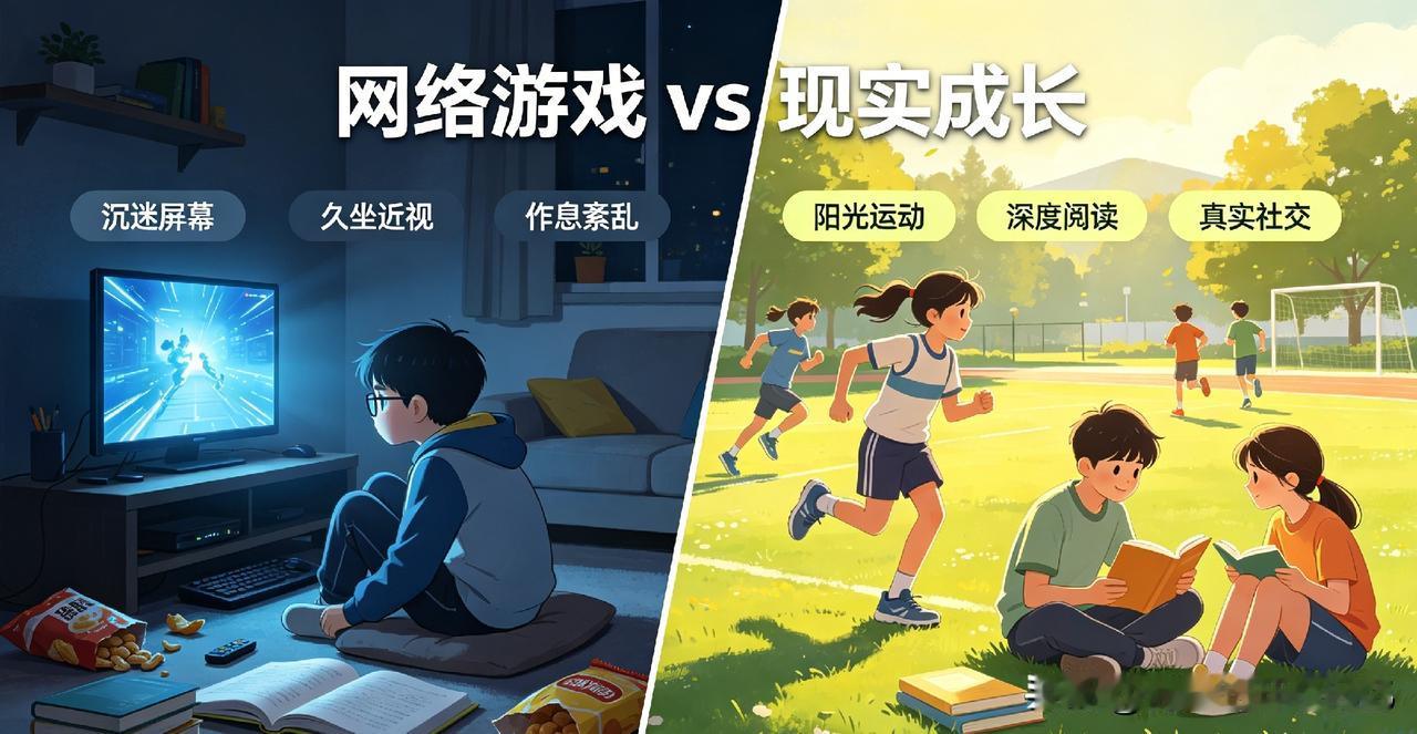 各位评委、对方辩友，大家好。我方观点为：应当禁止孩子玩网络游戏。
 
首先，网络